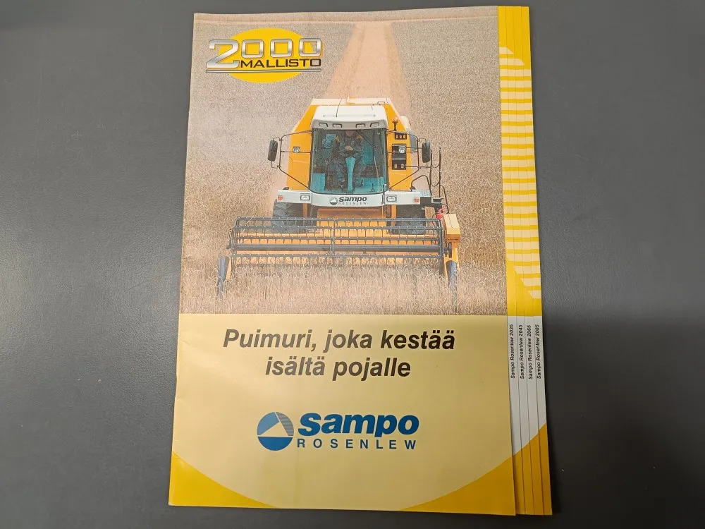 Sampo Rosenlew 2000 mallisto / Puimureiden esite