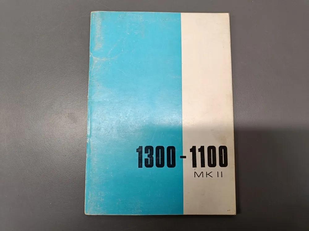 BMC 1300-1100 MK II / Omistajan käsikirja