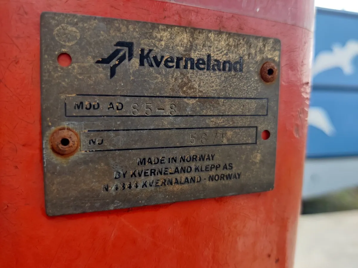 Kverneland AD85 4-siipinen sarka-aura / Hydraulinen viilunsäätö, katso video!