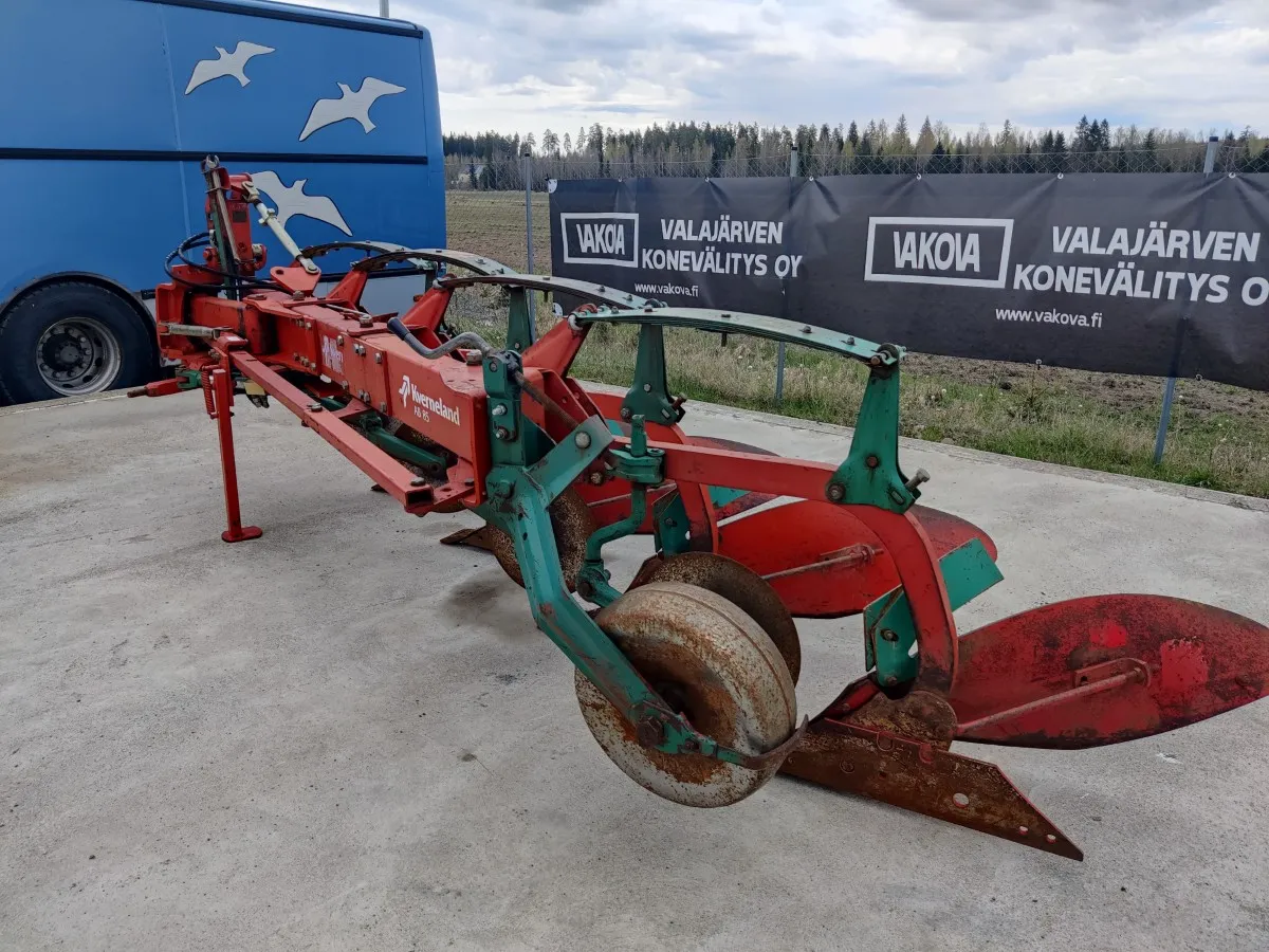 Kverneland AD85 4-siipinen sarka-aura / Hydraulinen viilunsäätö, katso video!