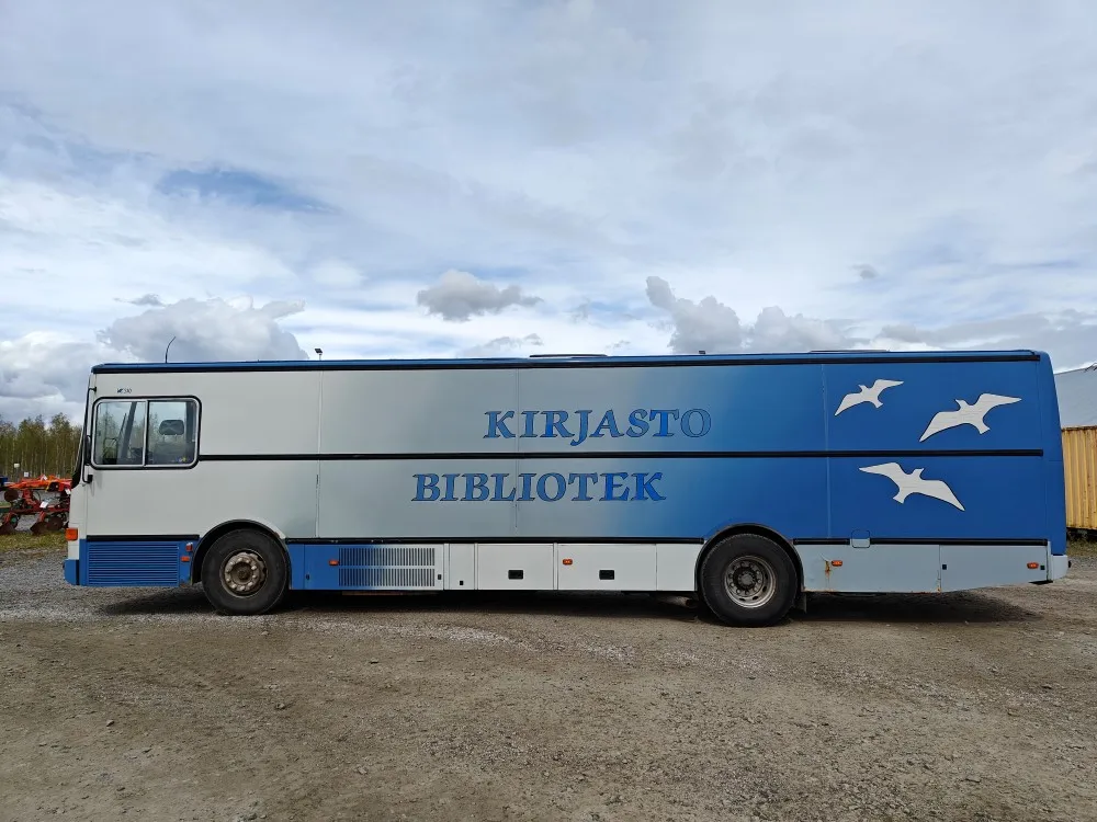 Volvo B10M kirjastoauto - Kori Libris 310 / Hyvät varusteet - Katsastettu 1/25 - VIDEO