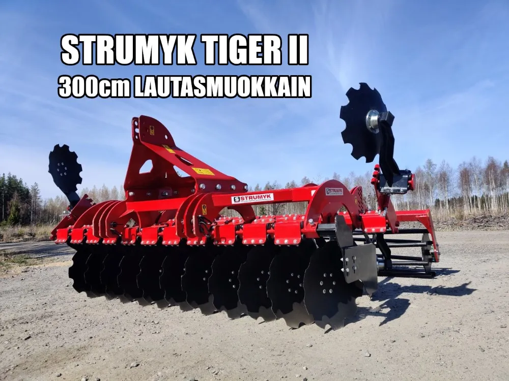 Strumyk Tiger II - 300cm lautasmuokkain / Mekaanisella putkipakkeri