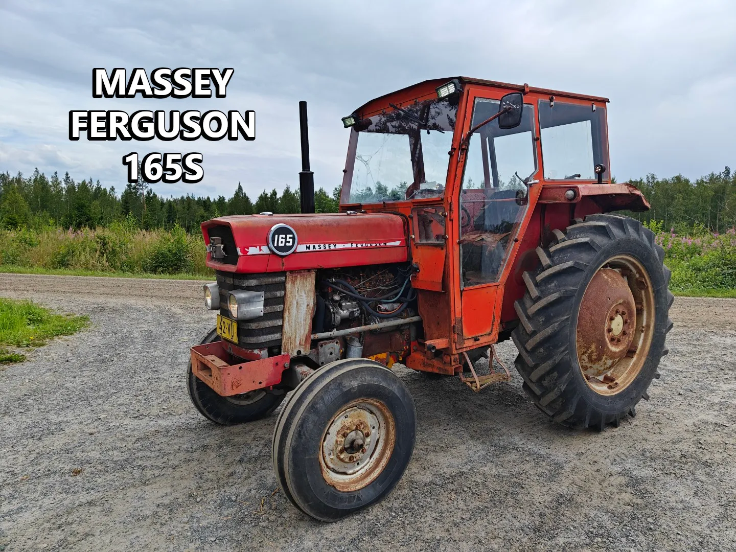Massey Ferguson 165S traktori / alvillinen kone, Katso video!