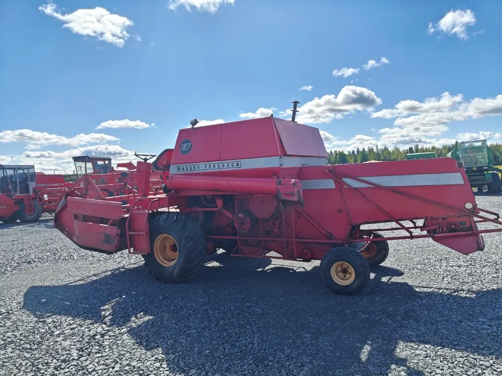 Leikkuupuimuri Massey Ferguson 187 / Katso video!