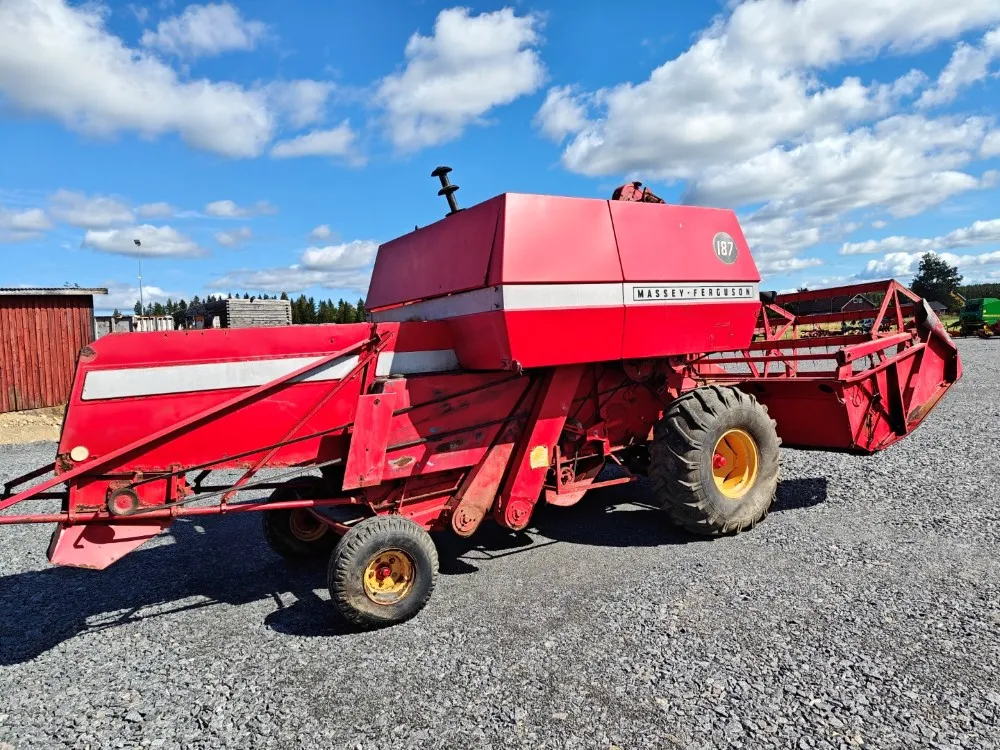 Leikkuupuimuri Massey Ferguson 187 / Katso video!
