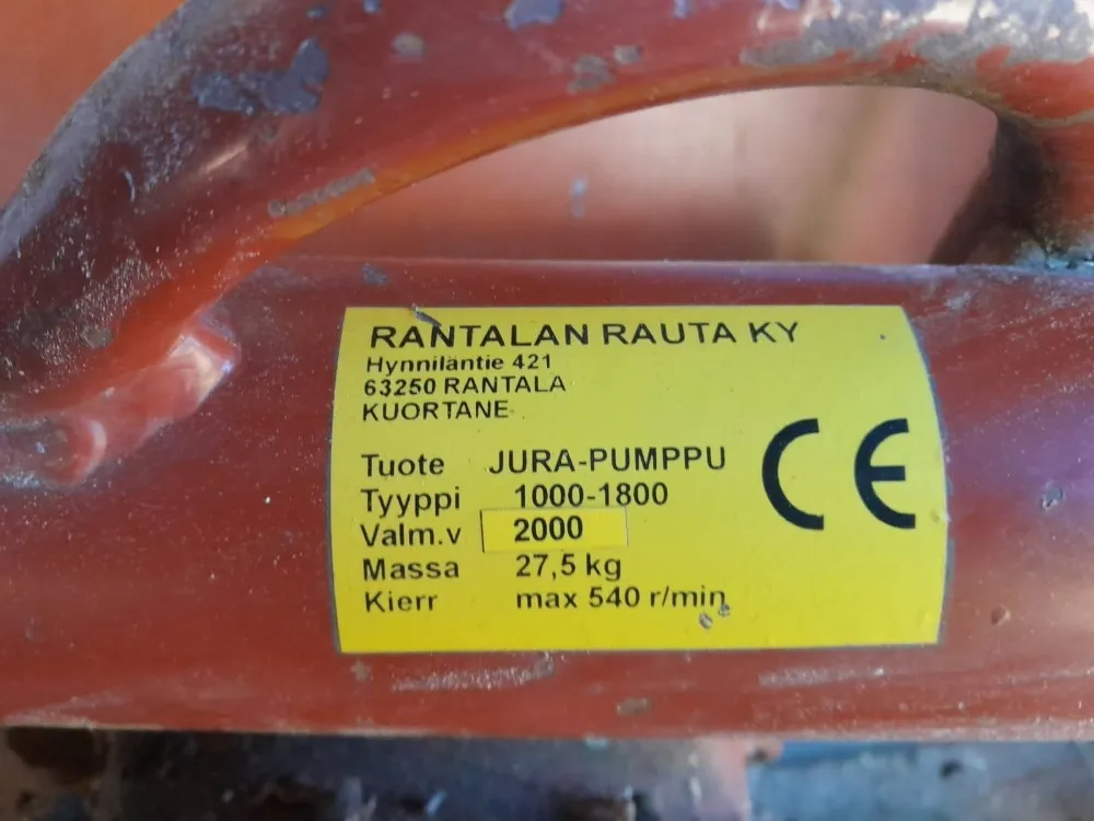 Jura-pumppu / Malli 1000-1800