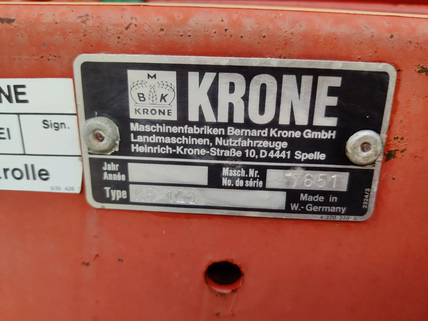 Krone KR125 pyöröpaalain / Katso video!
