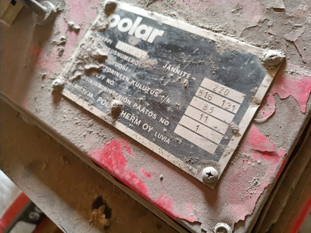 Puhallin Polar Roudax, dieselkäyttönen / Myydään asiakkaan lukuun!