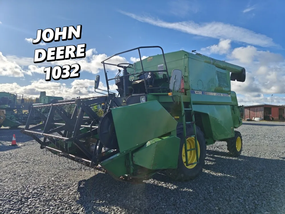 John Deere 1032 leikkuupuimuri / Katso video!