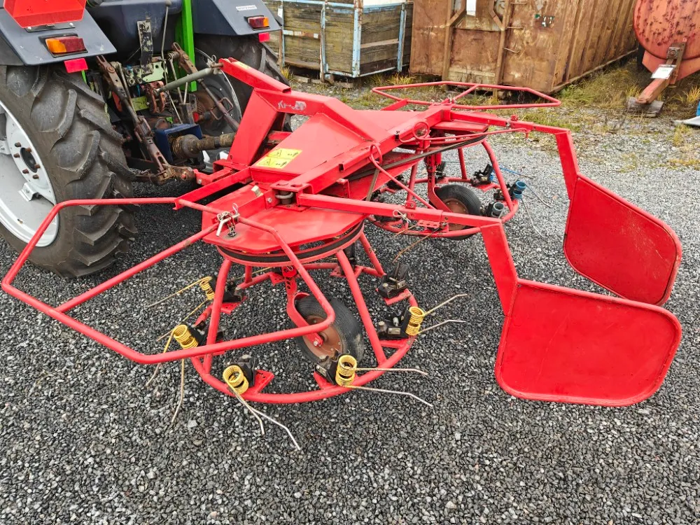 Ala-Talkkari KP320 pyöröharavapöyhin / Hyväkuntoinen - Katso video!