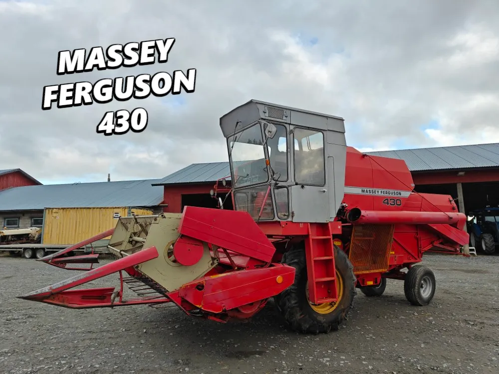 Massey Ferguson 430 leikkuupuimuri / Hytillinen - Katso video!