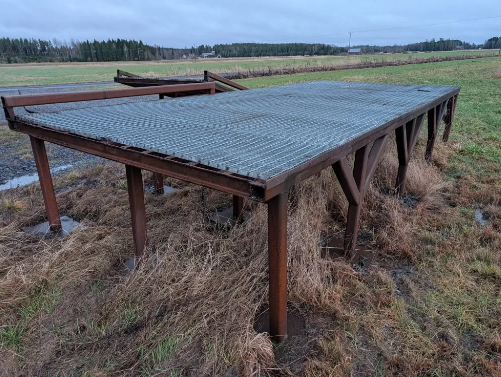 Lastausramppi - pituus 12m / Leveys 300cm - Järeästi rakennettu