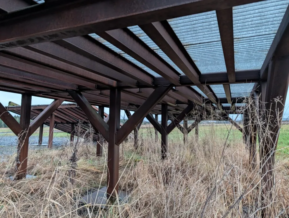 Lastausramppi - pituus 12m / Leveys 300cm - Järeästi rakennettu