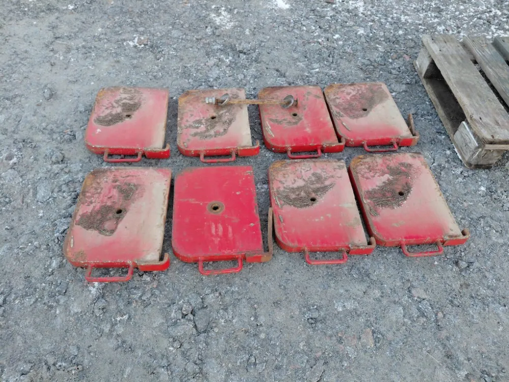 Massey Ferguson etupainot - 8kpl-sarja / Nokkapainot MF165S traktorista