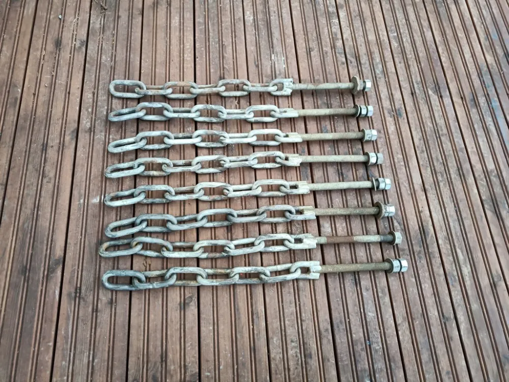 Paripyörien kiinnitysketjut  8kpl / Pituus 600 mm