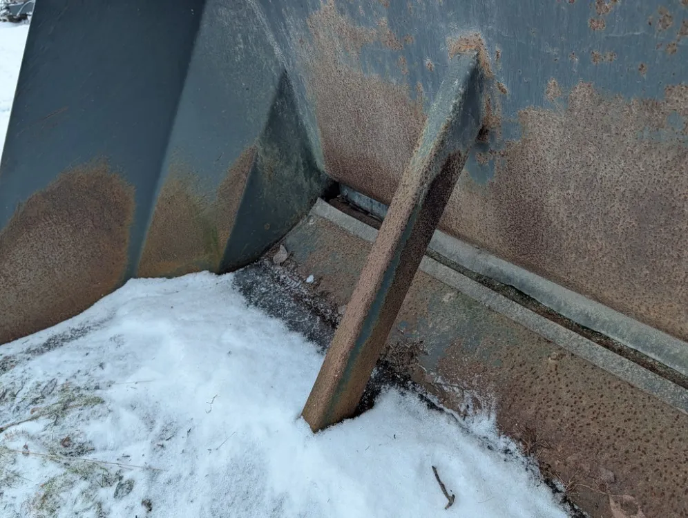 Hiekoituskauha 250cm / Volvo kiinnike - Katso video!