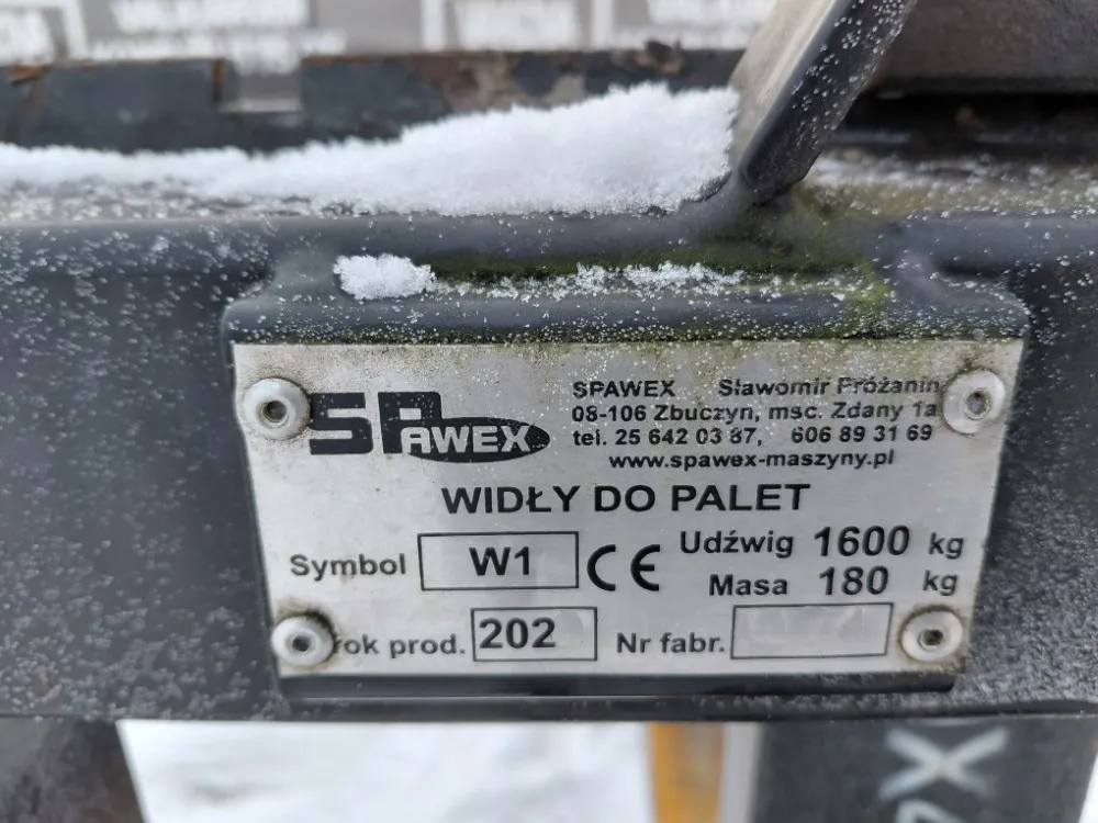 Spawex trukkipiikit 120cm - 3-piste / Mekaanisesti säädettävät!