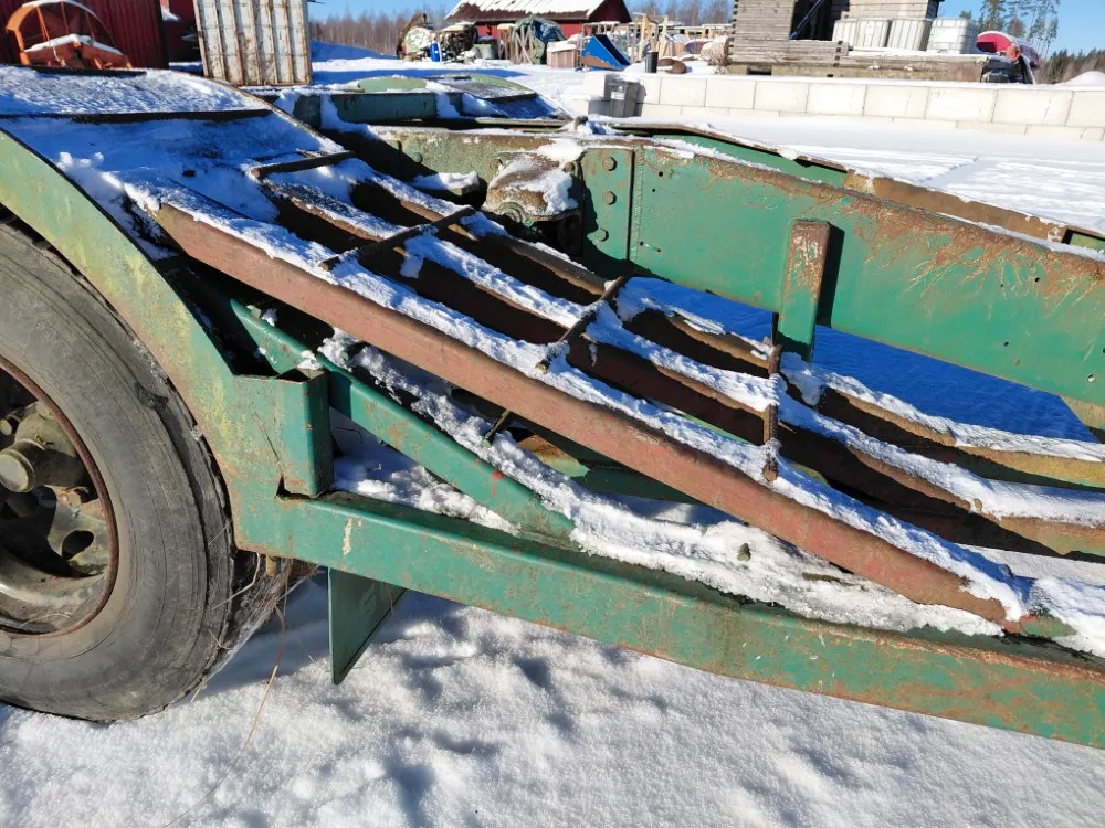 Konelavetti 1-akselinen - traktorivetoinen / Jarruvalmius - Vedetty 12tn metsäkonetta