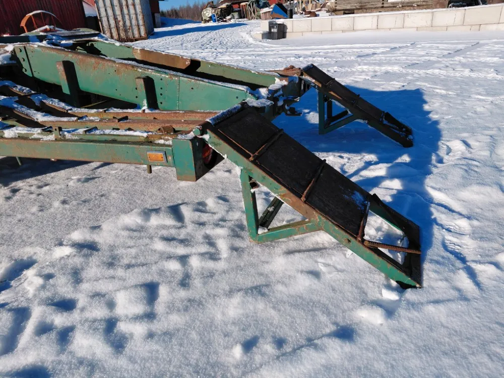 Konelavetti 1-akselinen - traktorivetoinen / Jarruvalmius - Vedetty 12tn metsäkonetta