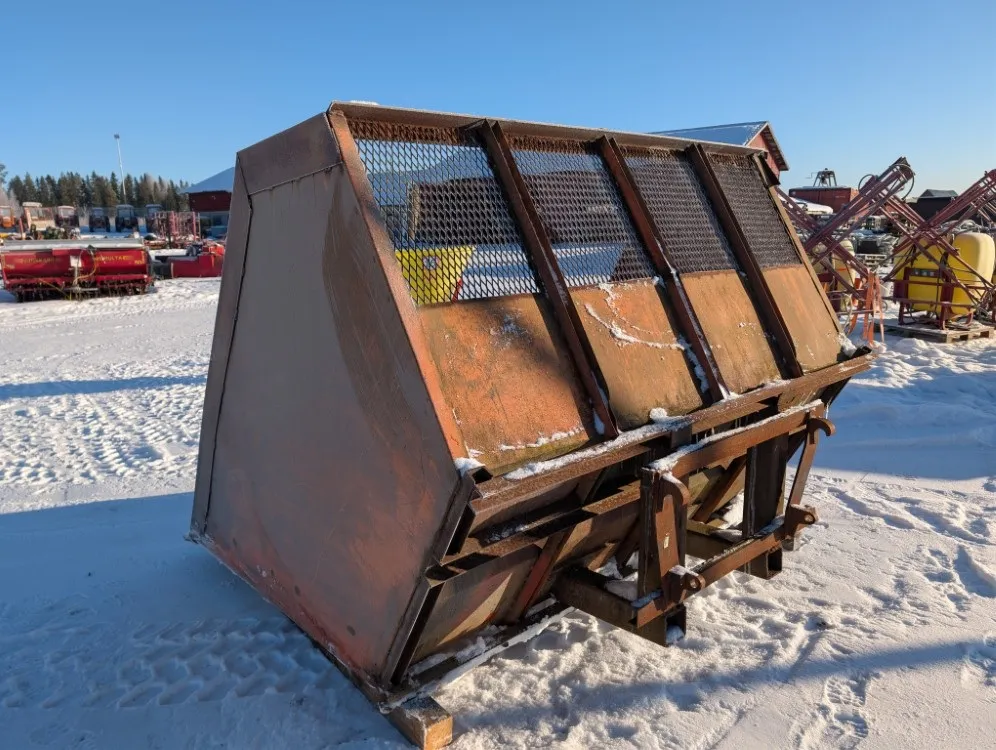 Hakekauha 243cm - EURO-kiinnike / Todella iso ja tilava kauha!