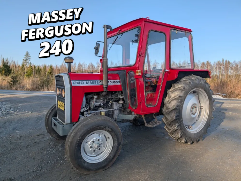 Massey Ferguson 240 traktori / Näppärä pikkutraktori - Katso video!