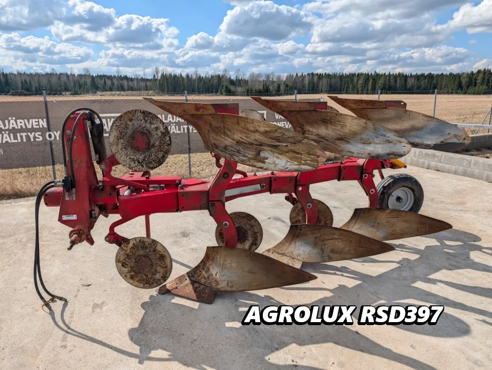 Agrolux RSD397 paluuaura 3-siipinen / Kiekkoleikkurit ja tukipyörä - Video!