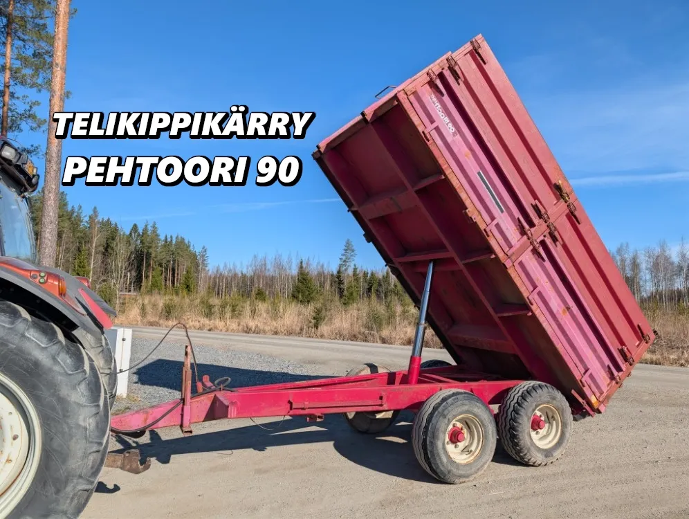Pehtoori 90 telikippikärry / 9000kg - 100HL - Katso video!