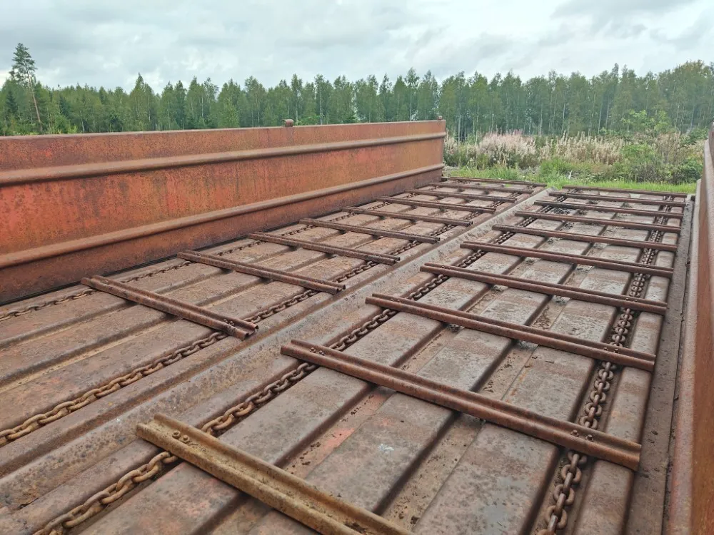 Belarus kuivalannan levitysvaunu / KATSO VIDEO - Lantakärry - Klapikärry