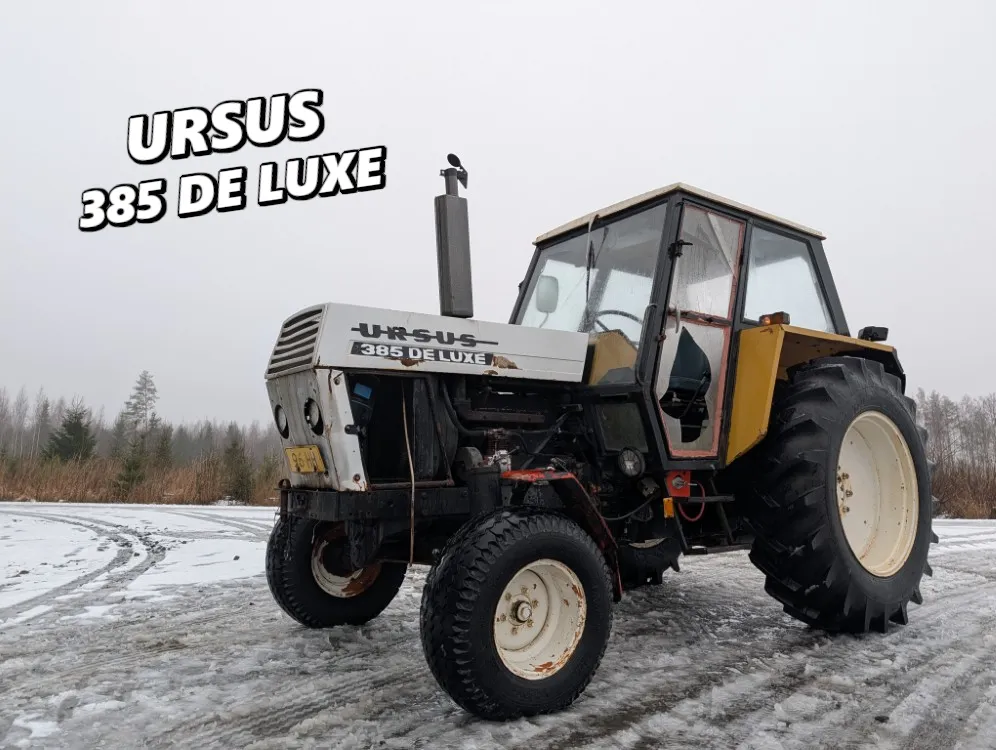 Ursus 385 De Luxe traktori / Takaveto - hyvät renkaat - Katso video!