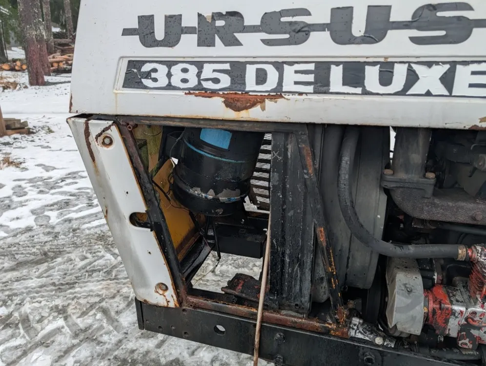 Ursus 385 De Luxe traktori / Takaveto - hyvät renkaat - Katso video!