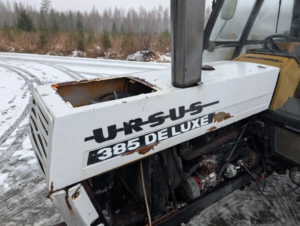 Ursus 385 De Luxe traktori / Takaveto - hyvät renkaat - Katso video!